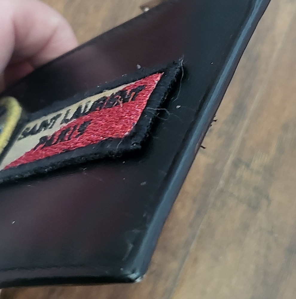 Saint Larent Patchworked Card Wallet - image 3